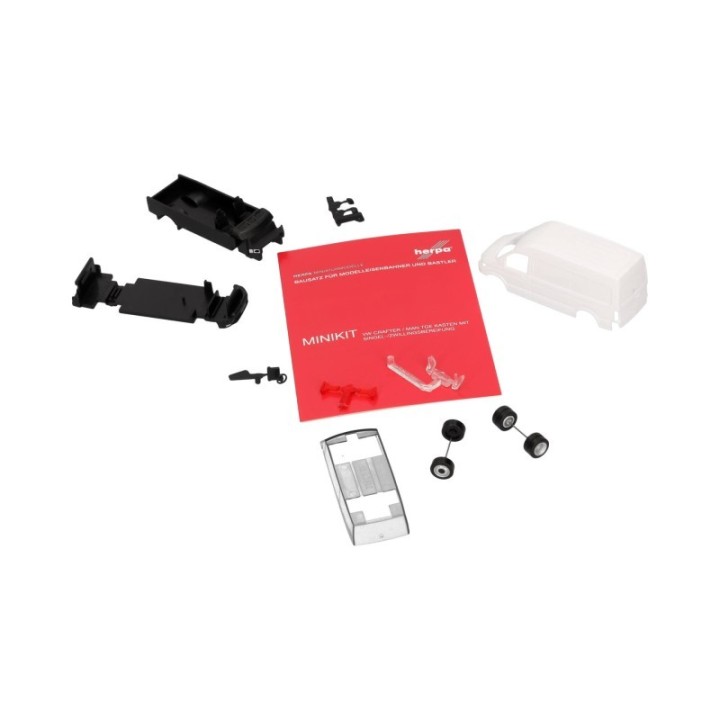 Herpa MiniKit MAN TGE Kasten HD mit Zwillingsbereifung hvid – produktbillede 4