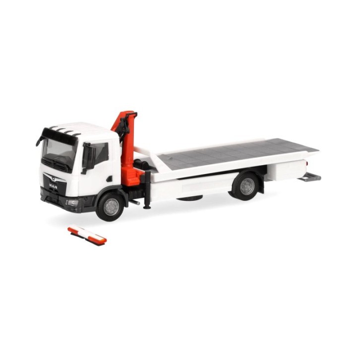 Herpa MiniKit MAN TGM Plateau-Abschlepp-LKW mit Kran (1 stk.) – produktbillede 2