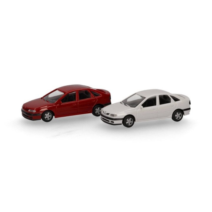 Herpa MiniKit Renault Laguna Sienarød und Arktishvid 2 stk – produktbillede 2