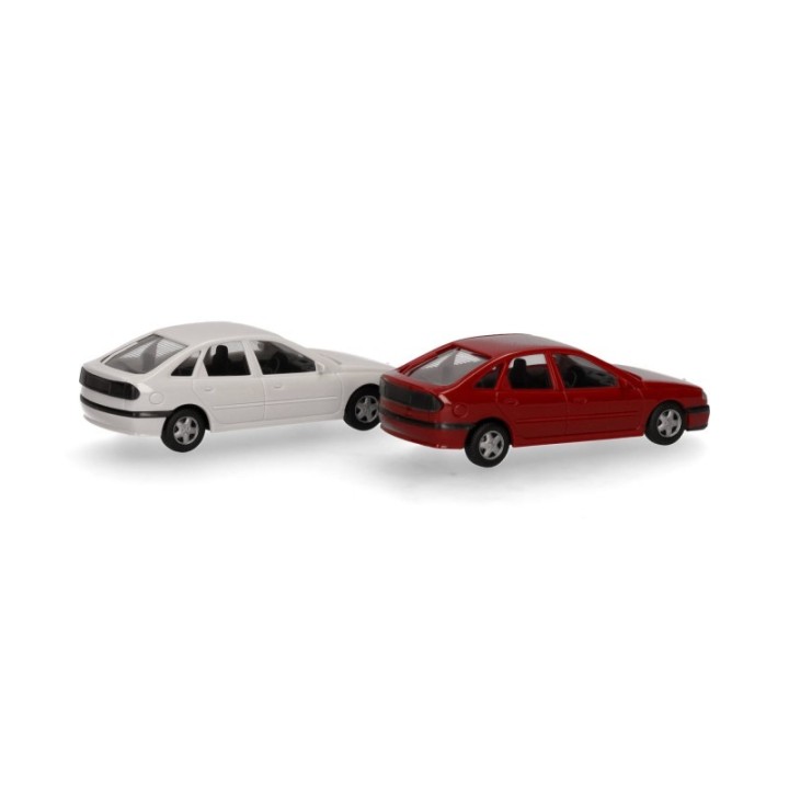 Herpa MiniKit Renault Laguna Sienarød und Arktishvid 2 stk – produktbillede 3