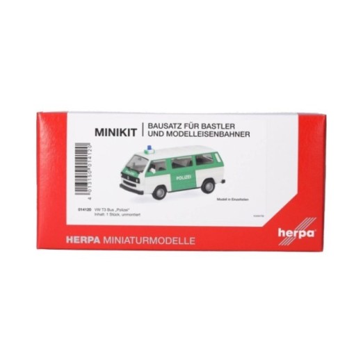 Herpa MiniKits VW T3 Bus Polizei