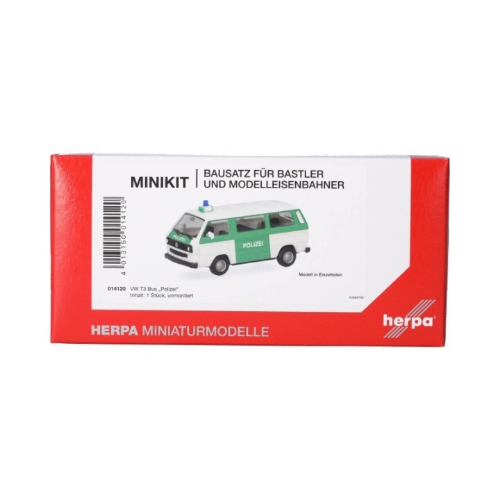 Herpa MiniKits VW T3 Bus Polizei