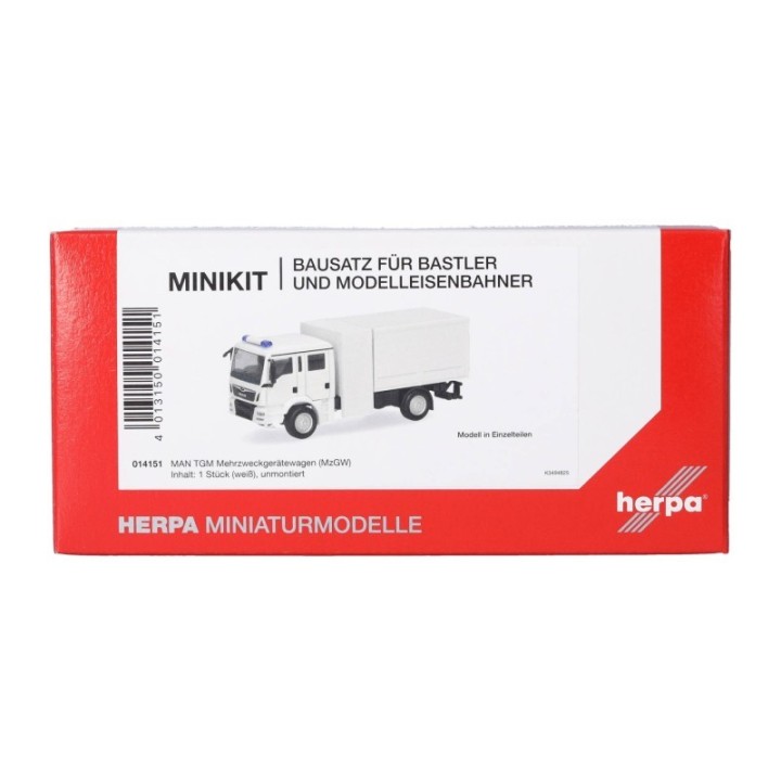 Herpa MiniKit MAN TGM MzGW hvid (1 stk.)