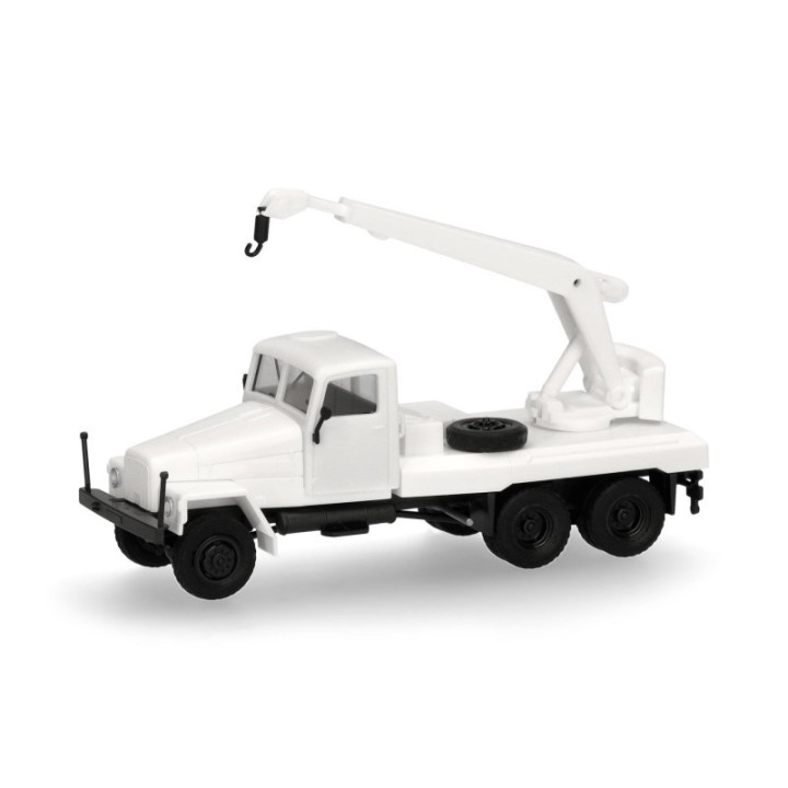 Herpa MiniKit IFA G5 Kran-LKW 3-akslet hvid – produktbillede 2