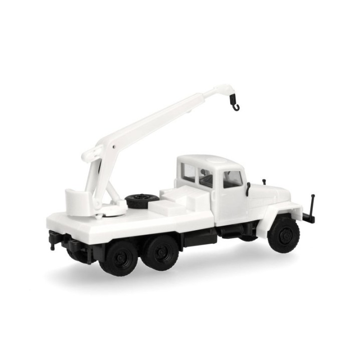 Herpa MiniKit IFA G5 Kran-LKW 3-akslet hvid – produktbillede 3