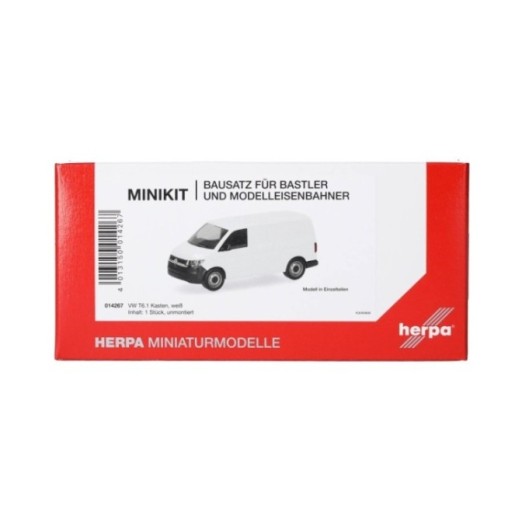 Herpa MiniKit VW T6.1 Kasten hvid (1 stk.)