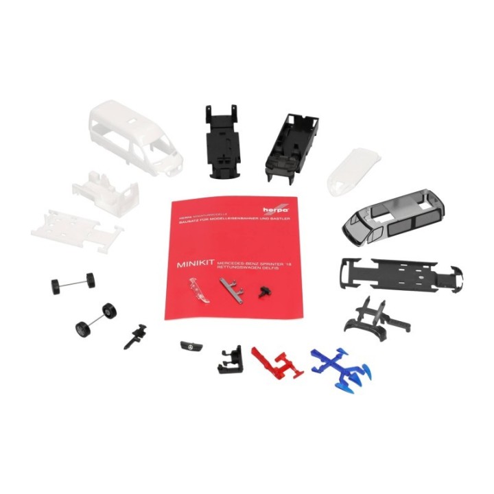 Herpa MiniKit Mercedes-Benz Sprinter 18 RTW Delfis hvid (1 stk.) – produktbillede 4