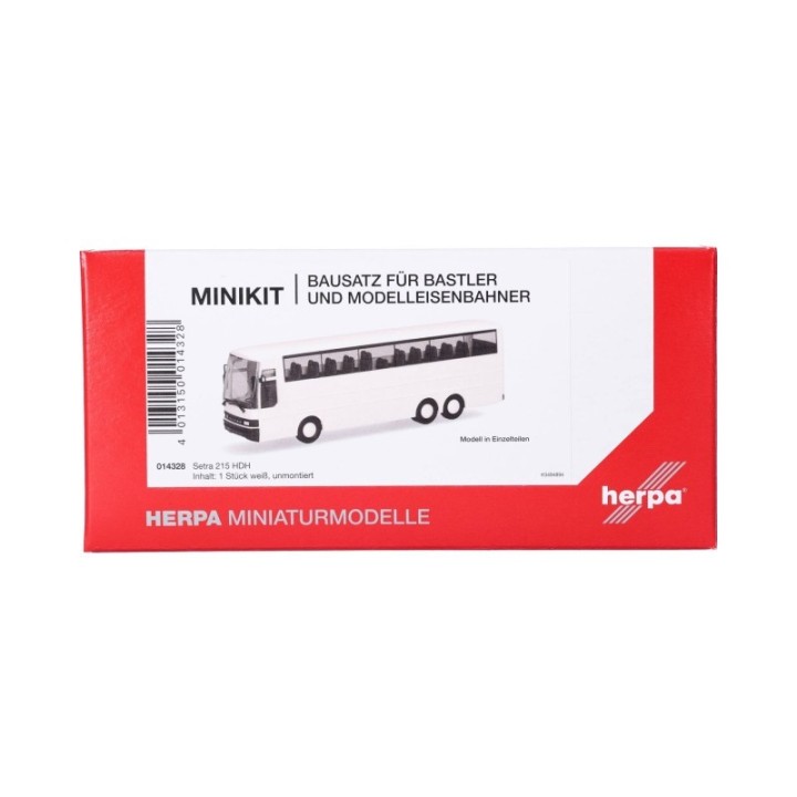 Herpa MiniKit Setra 215 HDH hvid (1 stk.)