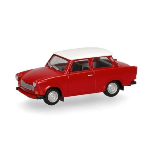Herpa Trabant 601 Limousine rød (Dach hvid)