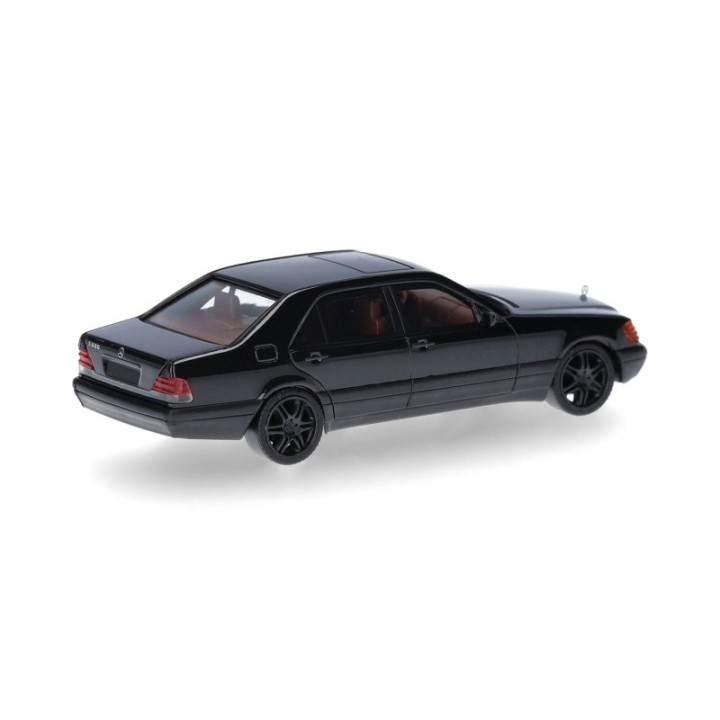 Herpa Mercedes-Benz 600 SEL V12 mit Brabus-fælge sort – produktbillede 2