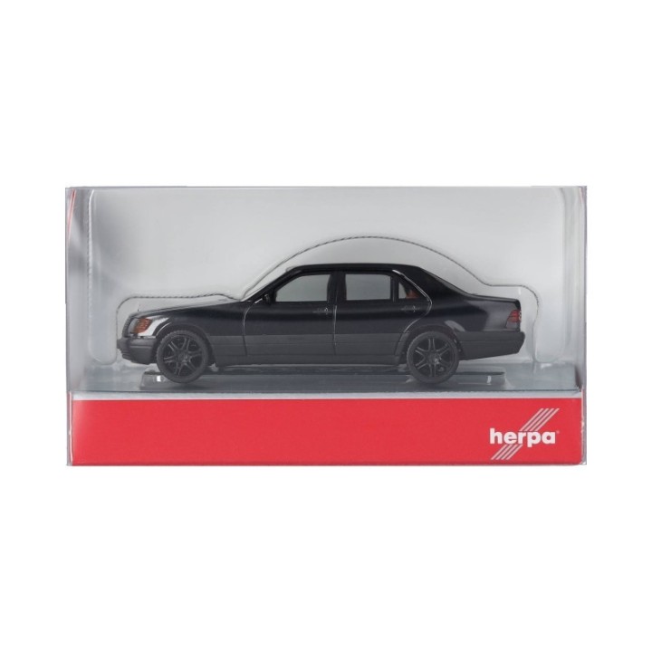 Herpa Mercedes-Benz 600 SEL V12 mit Brabus-fælge sort – produktbillede 5