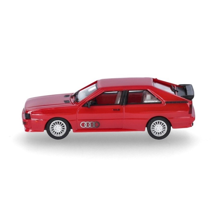 Herpa Audi Ur-Quattro Tornadorød – produktbillede 4