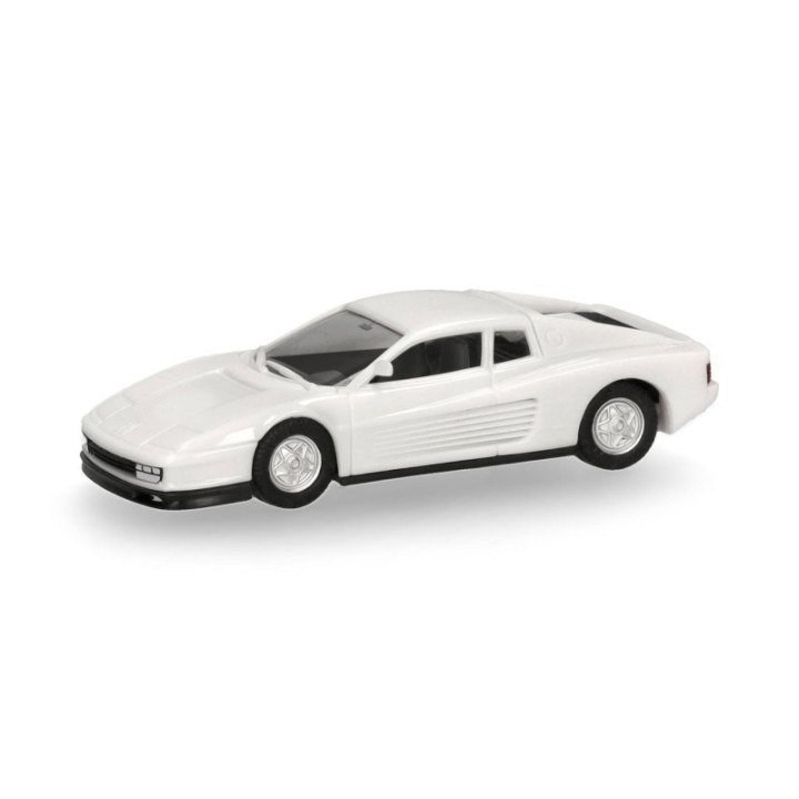 Herpa Ferrari Testarossa (Motorabdeckung zum Öffnen) bianco