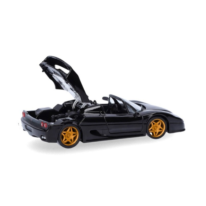 Herpa Ferrari F50 Spider (Motorabdeckung zum Öffnen) sort – produktbillede 2