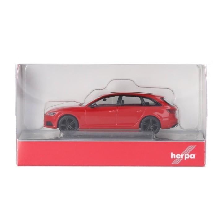 Herpa Audi A4 Avant rød – produktbillede 5