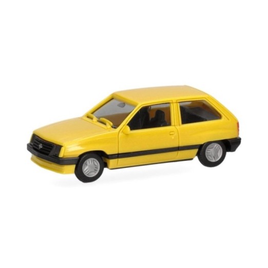 Herpa Opel Corsa A 2-dørs Jamaicagul