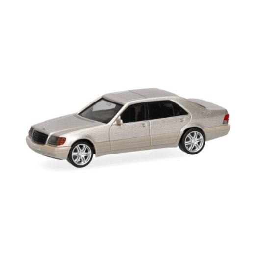 Herpa Mercedes-Benz 600 SEL V12 mit Brabus-fælge rauchsølv metallic
