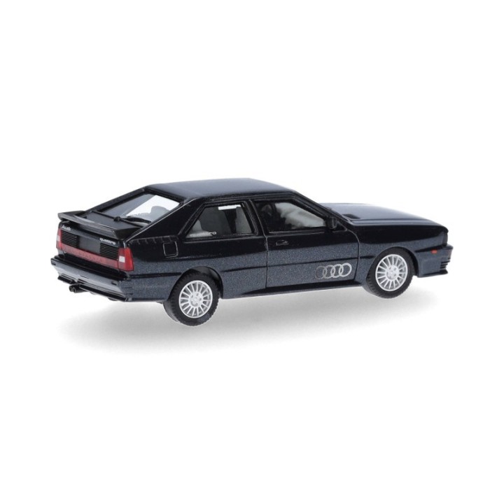 Herpa Audi Ur-Quattro Amazonasblå Metallic – produktbillede 2