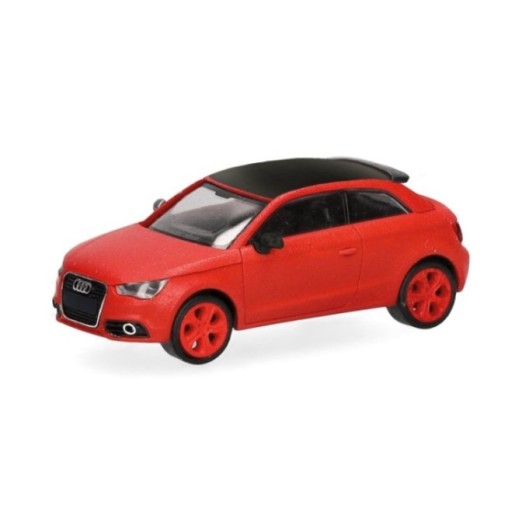 Herpa Audi S1 misanorød perleffekt Dach sort