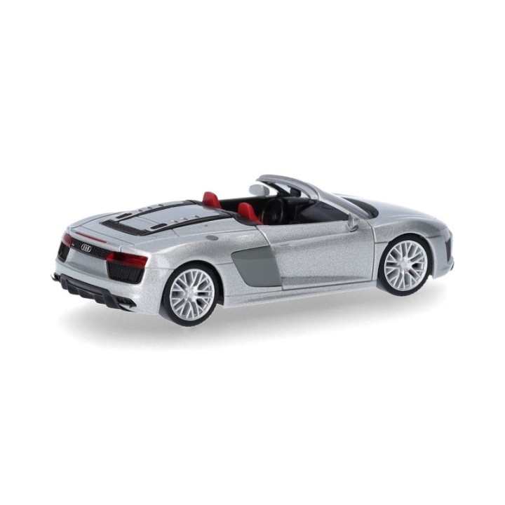 Herpa Audi R8 V10 Spyder eissølv – produktbillede 2