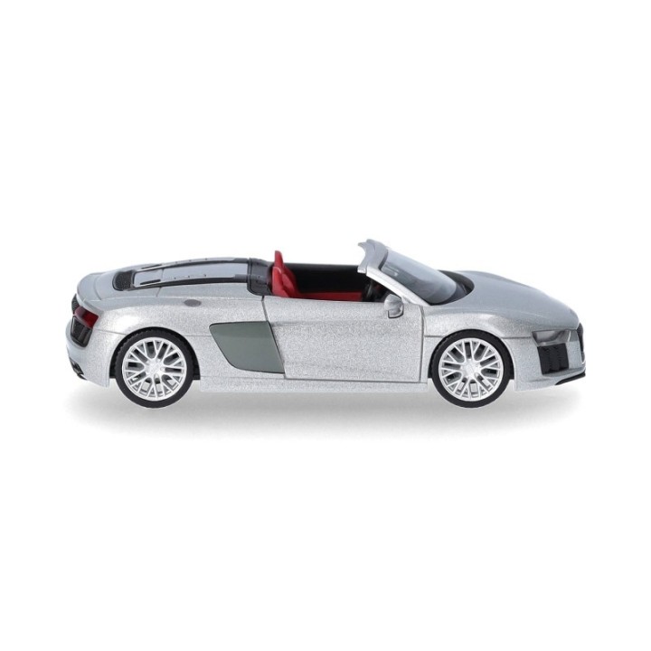 Herpa Audi R8 V10 Spyder eissølv – produktbillede 3