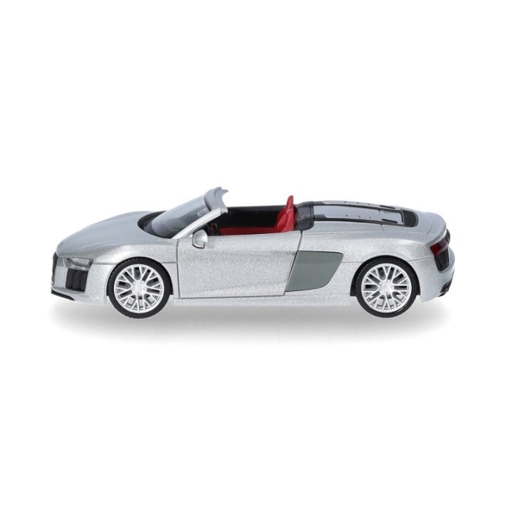 Herpa Audi R8 V10 Spyder eissølv – produktbillede 4