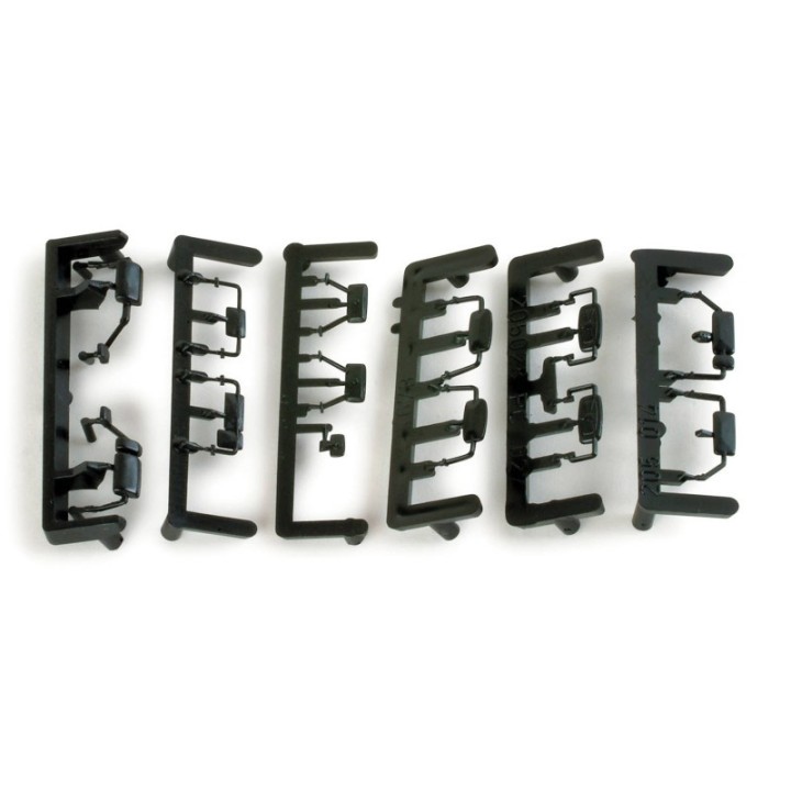 Herpa Spiegel für LKW (Mercedes-Benz S/MAN F8/Scania 3er/DAF 3300/Volvo F10/MAN F2000)