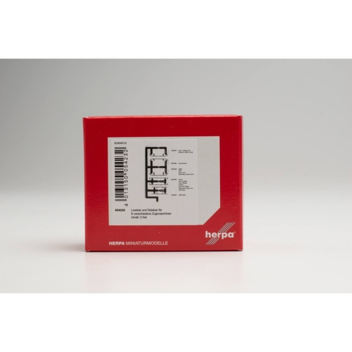 Herpa Tilbehør Sidebars und Lowbars für trækkern (Inhalt 3 stk.) – produktbillede 2