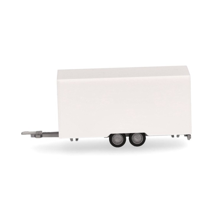 Herpa Kofferanhænger 4 7m für PKW/Transporter hvid – produktbillede 4