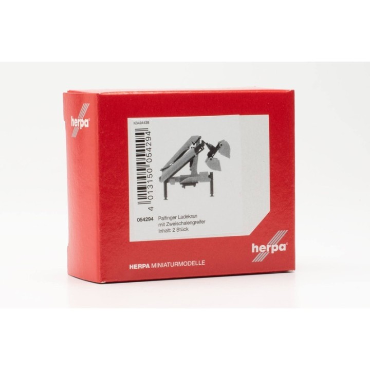 Herpa Tilbehør Palfinger læssekran mit Zweischalengreifer (2 stk.) – produktbillede 3
