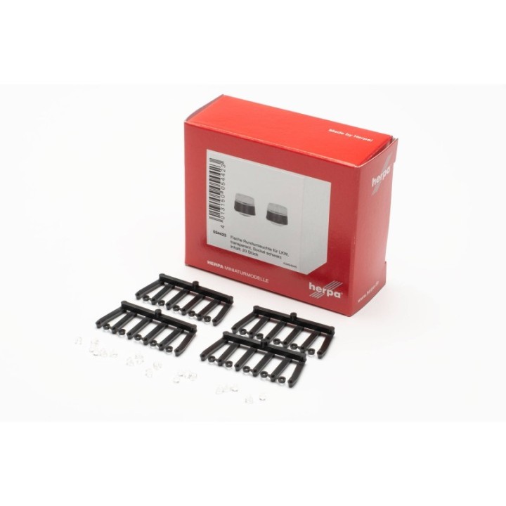 Herpa Tilbehør Signallichter flach transparent (20 stk.) – produktbillede 2
