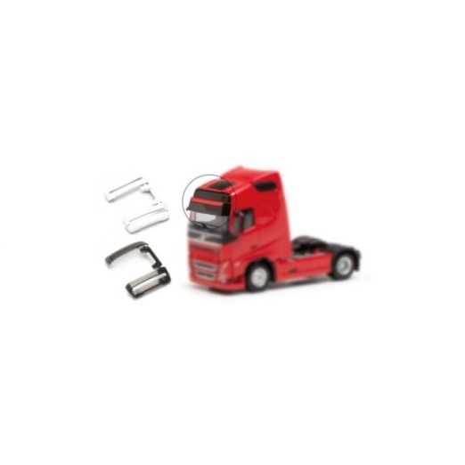 Herpa Tilbehør solskærm groß Volvo FH Gl. XL 4./5. Generation 4xsort/4xhvid