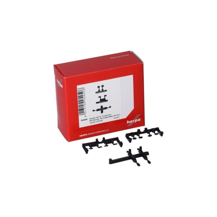 Herpa Tilbehør Spiegel-Set für Transporter (Mercedes-Benz Sprinter VW Crafter/MAN TGE VW T6.1) je 5 Schuß – produktbillede 3