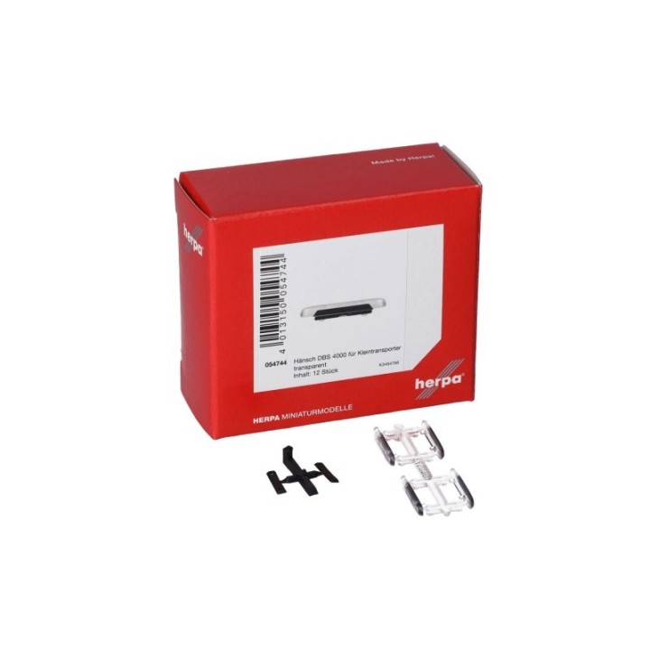 Herpa Tilbehør Hänsch DBS 4000 für Kleintransporter transparent (12 stk.) – produktbillede 3