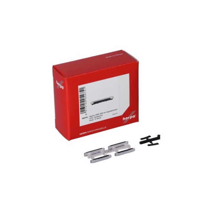Herpa Tilbehør Hänsch DBS 4000 für Zugm/LKW transparent (12 stk.) – produktbillede 3