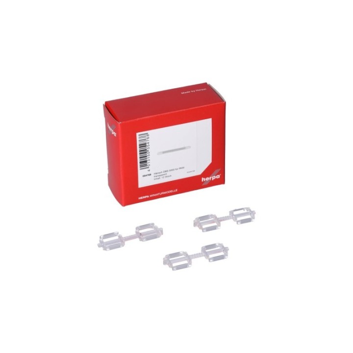 Herpa Tilbehør Hänsch DBS 5000 für PKW transparent (12 stk.) – produktbillede 2