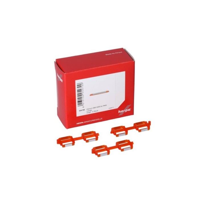 Herpa Tilbehør Hänsch DBS 5000 für PKW orangetransparent (12 stk.) – produktbillede 2
