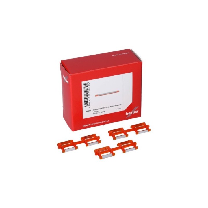 Herpa Tilbehør Hänsch DBS 5000 für Kleintransporter orangetransparent (12 stk.) – produktbillede 2