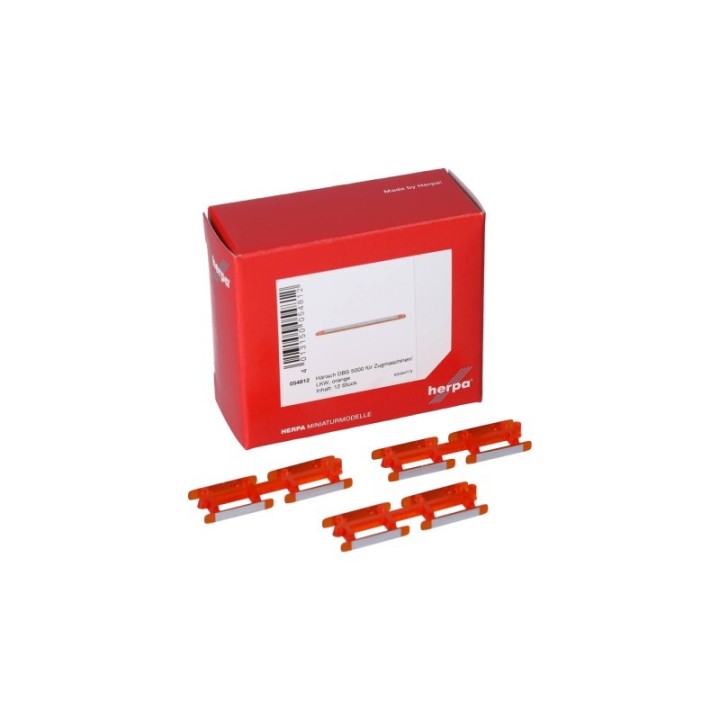 Herpa Tilbehør Hänsch DBS 5000 für Zugm/LKW orangetransparent (12 stk.) – produktbillede 2