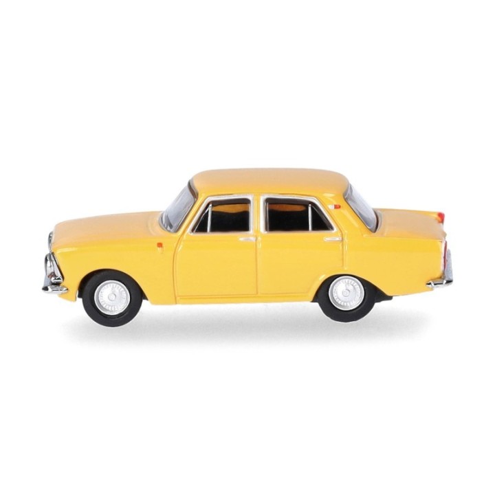 Herpa Moskwitsch 408 (Spur TT) gul – produktbillede 4