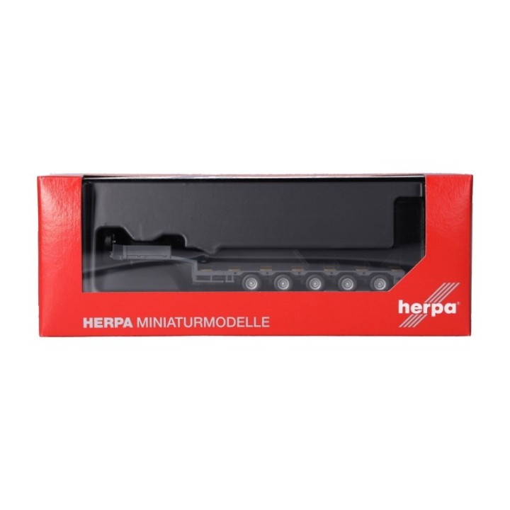 Herpa Goldhofer Semitieflader 5-akslet anthrazit – produktbillede 5