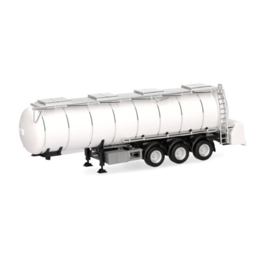 Herpa Lebensmitteltanktrailer Feldbinder 32m³ 3-akslet hvid