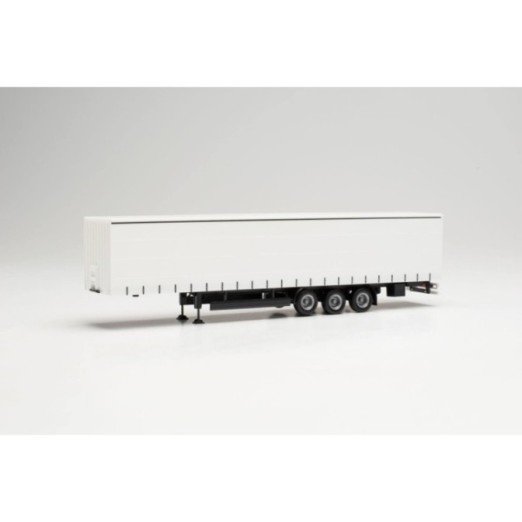 Herpa Gardintrailer-trailer 15 Meter hvid