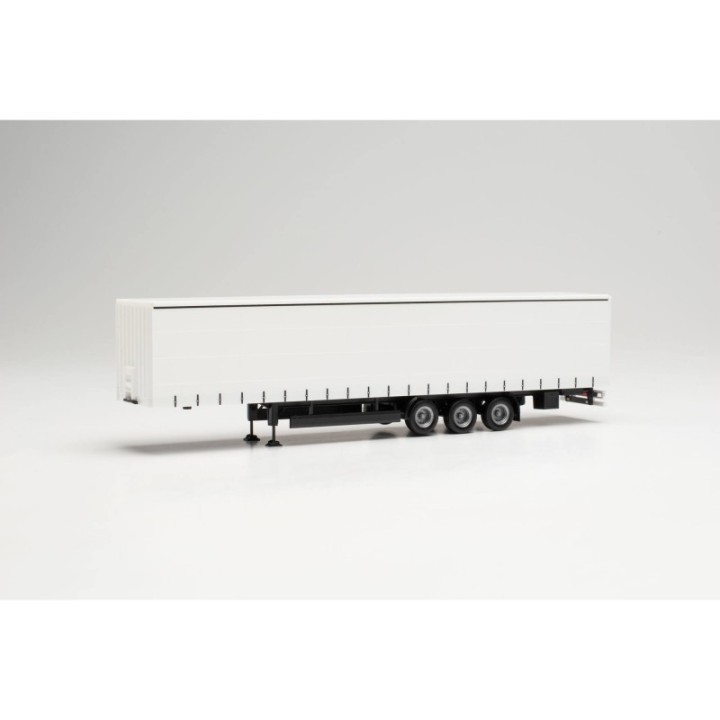 Herpa Gardintrailer-trailer 15 Meter hvid