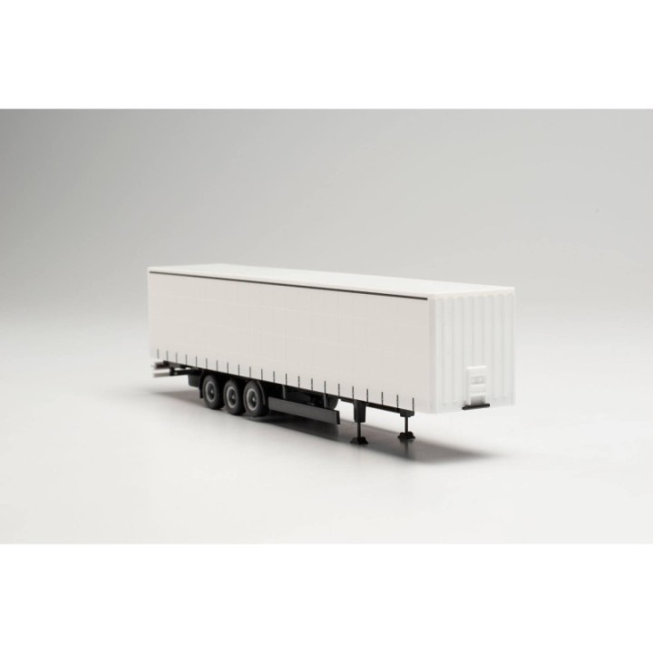 Herpa Gardintrailer-trailer 15 Meter hvid – produktbillede 4