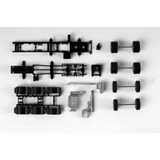 Herpa Chassis MAN TGX 680 Schwerlast 4-achs
