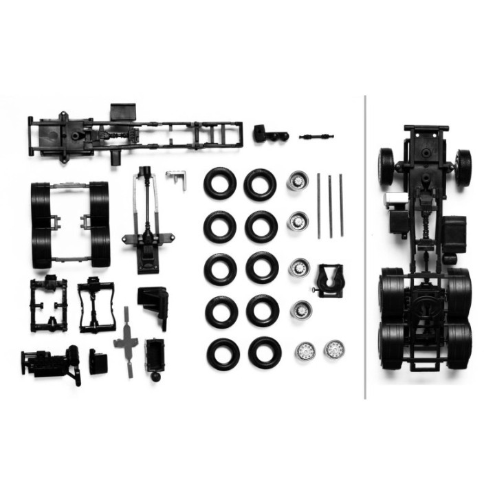 Herpa Chassis MAN 3-achs Allrad Indhold: 2 stk
