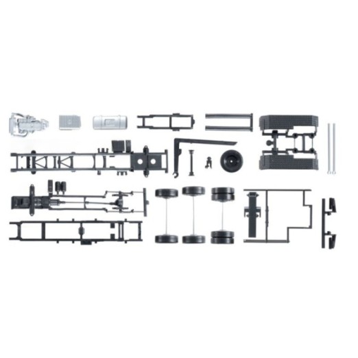 Herpa Chassis Mercedes-Benz Actros LKW mit Abrollkinematik Indhold: 2 stk