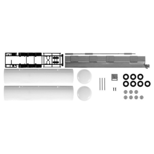 Herpa Tanktrailer hvidIndhold: 2 stk