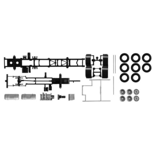 Herpa Chassis Volvo FH LKW 3-achs Indhold: 2 stk